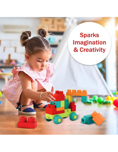Bloques de Construcción Suaves ROHSCE 42 Piezas para Bebés