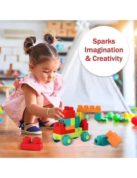 Bloques de Construcción Suaves ROHSCE 42 Piezas para Bebés