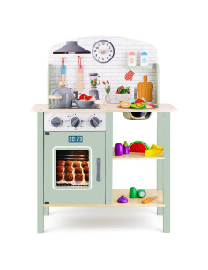 Cocina de Madera para Niños Shenzhenshikedikeran 60x29.5x80.8cm