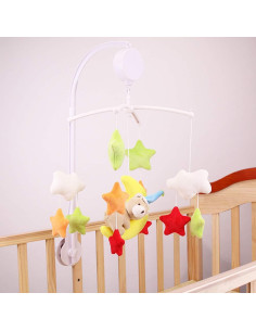 Móvil de Cuna AFUNTA 66 cm con Caja de Música para Bebé 2