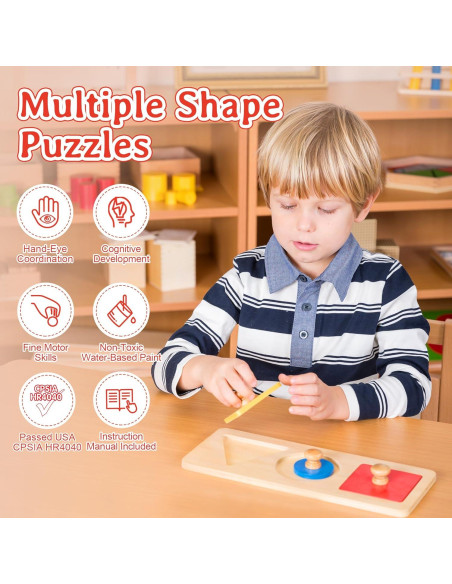 Rompecabezas de Clasificación de Formas y Colores Kinder Park