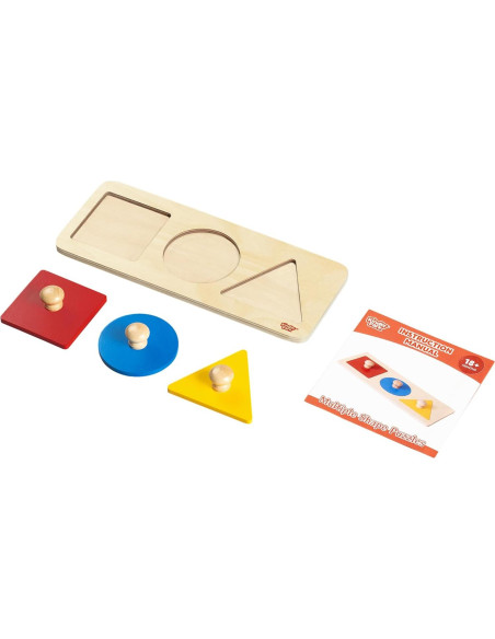 Rompecabezas de Clasificación de Formas y Colores Kinder Park