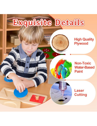 Rompecabezas de Clasificación de Formas y Colores Kinder Park