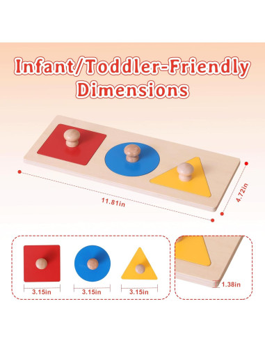 Rompecabezas de Clasificación de Formas y Colores Kinder Park