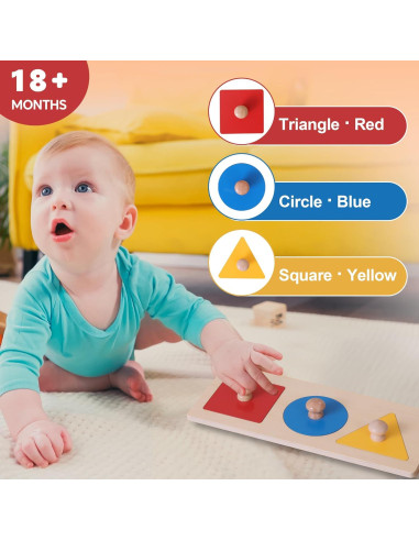 Rompecabezas de Clasificación de Formas y Colores Kinder Park