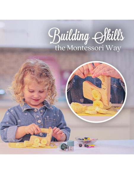 Juego de cuchillos Montessori para niños - Amigos a la Moda