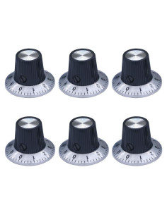 Perillas de Control de Volumen mxuteuk 6 Pcs 29x18mm Guitarra