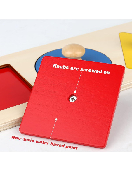 Rompecabezas de Madera Montessori Thoth 3 Piezas Geométricas