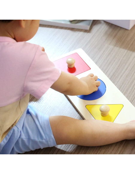 Rompecabezas de Madera Montessori Thoth 3 Piezas Geométricas