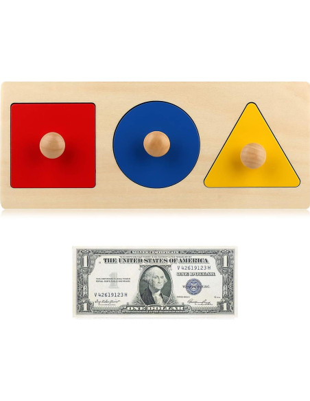 Rompecabezas de Madera Montessori Thoth 3 Piezas Geométricas