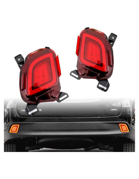 Luz de Niebla Trasera LED GeeGee para Toyota Highlander 2015-2018