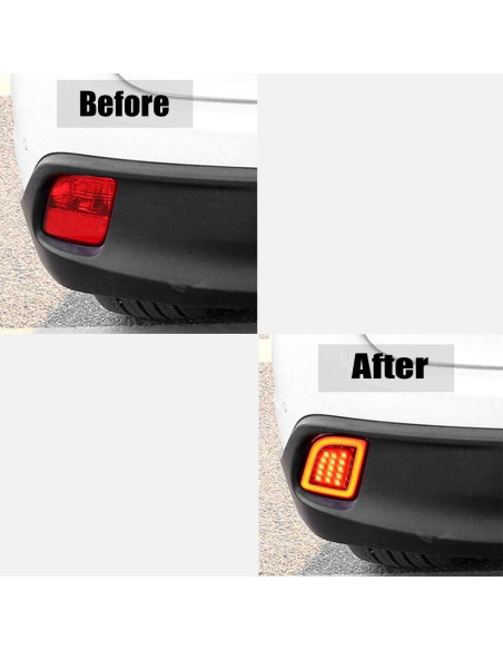 Luz de Niebla Trasera LED GeeGee para Toyota Highlander 2015-2018