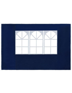 Pared Lateral de Carpa de Fiesta FUDUGEHMIOFWFJJ 3x1.95m Azul 2