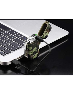 Encendedor Eléctrico Impermeable Arc4 Sirius - Doble Arco USB 2