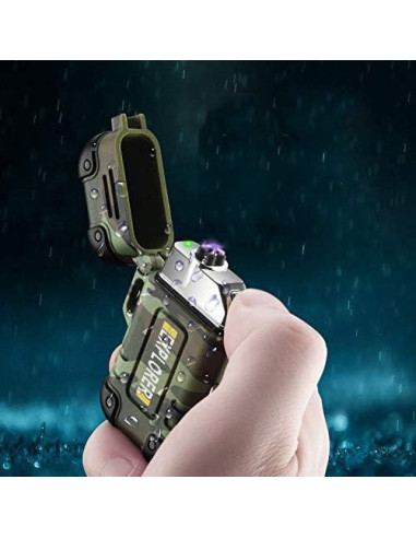 Encendedor Eléctrico Impermeable Arc4 Sirius - Doble Arco USB