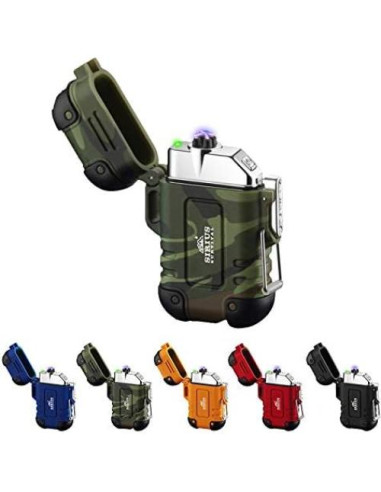 Encendedor Eléctrico Impermeable Arc4 Sirius - Doble Arco USB