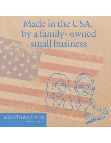 Plantillas de Geometría Reutilizables Woodpeckers, 10 Formas 10.16 cm