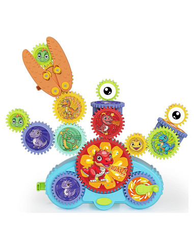 Set de Juguetes de Engranajes STEM Fivoro 13 Piezas Dinosaurio