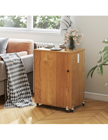 Mesa de Costura Plegable DORTALA con Estación de Carga Natural