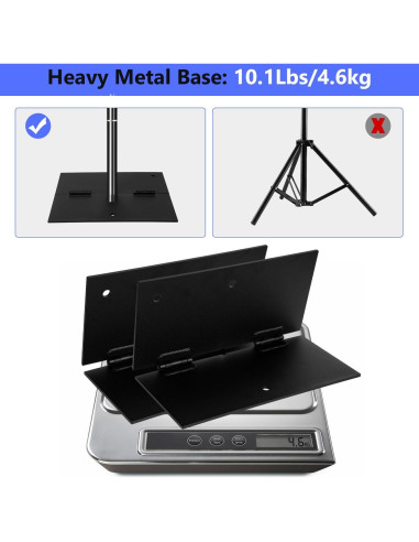 Kit de Soporte para Fondos de Fotografía SLOW DOLPHIN 3.05m x 1.83m