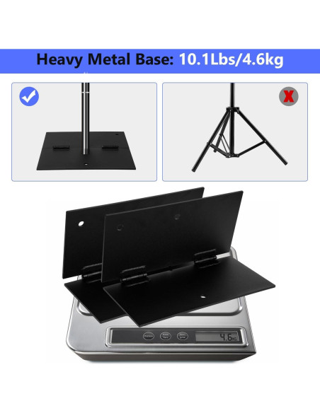 Kit de Soporte para Fondos de Fotografía SLOW DOLPHIN 3.05m x 1.83m