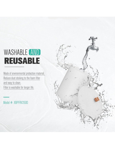 Filtros de Reemplazo HEPA Genérico para Aspiradora Shark RV2360S