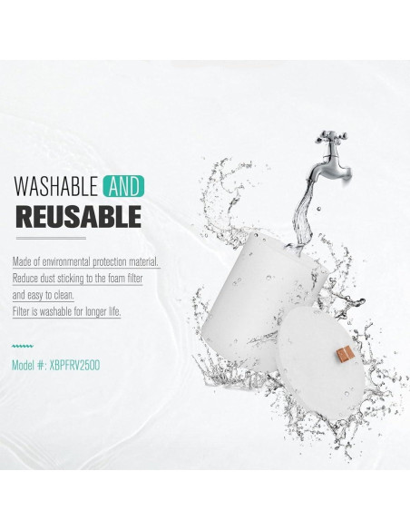 Filtros de Reemplazo HEPA Genérico para Aspiradora Shark RV2360S