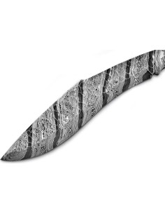 Plantilla de cuchillo Kukri Damasco 38 cm Silver Edge Knives 2