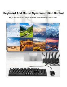 Conmutador KVM HDMI 4K 8 en 1 RIJER con Control Remoto 2