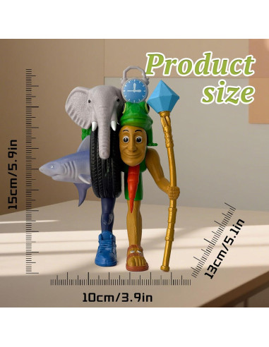 Set de 8 Figuras de Acción Brainrot Italianas - Lomencry