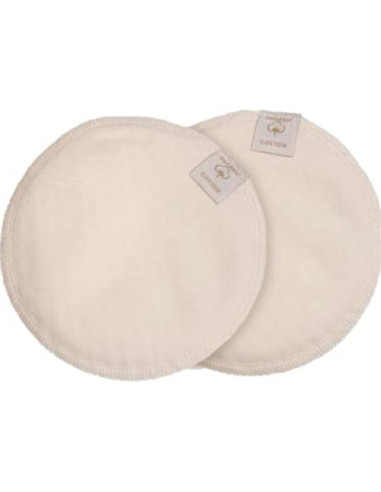 Almohadillas Lavables para Pechos GOTS - 2 Unidades