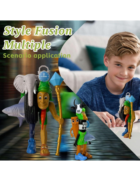 Set de 8 Figuras de Acción Brainrot Italianas - Lomencry