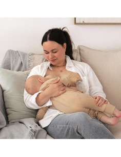 Bomba Manual de Pecho Haakaa 100ml Rosa con Tapa de Silicona 2