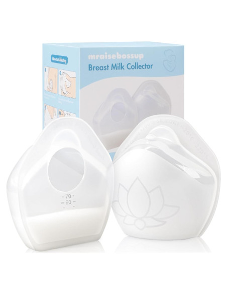 Colector de Leche Materna Mraisebossup Silicona 70ml 2 Piezas