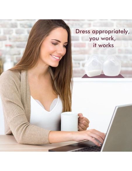 Colector de Leche Materna Mraisebossup Silicona 70ml 2 Piezas