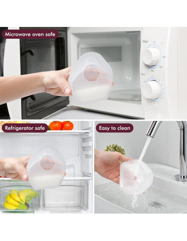 Colector de Leche Materna Mraisebossup Silicona 70ml 2 Piezas