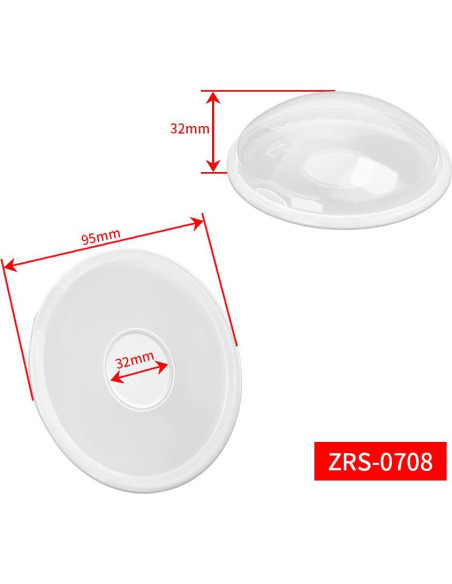 Copa de Lactancia Protectora de Silicona Suave - 2 Unidades