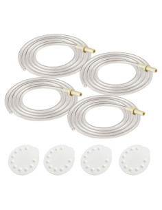 Maymom 4 Tubos y 4 Membranas para Extractor Medela Pump In Style