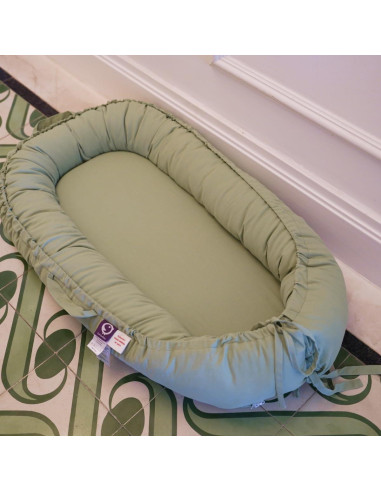 Sofá para Bebés CooCooBaby 100% Algodón Transpirable Verde