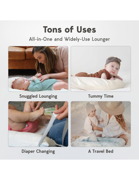 Sofá para Bebés CooCooBaby 100% Algodón Transpirable Verde