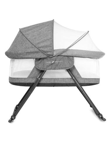 Cuna Mecedora Portátil Baby Delight Slumber Tweed Carbón