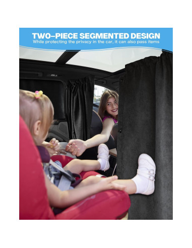 Cortinas de Privacidad para Automóvil Epltion QCY - 4 Piezas