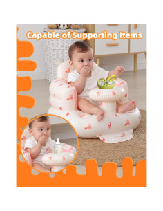 Asiento Inflable para Bebés AGITVPS con Bandeja y Bomba - 0.57 kg 2