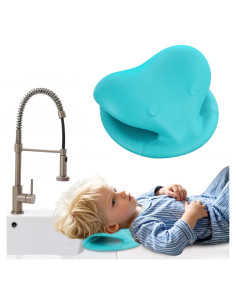 Estación de Lavado de Cabello Ergonómica para Niños Verde