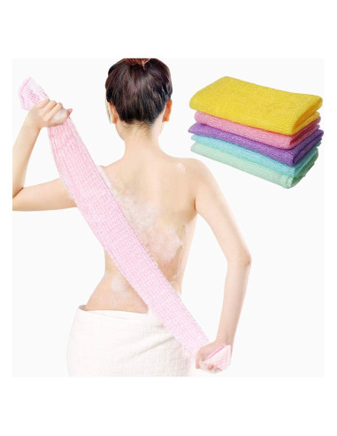 Set 5 Toallas Exfoliantes de Nylon Aniann 89 cm - Ducha