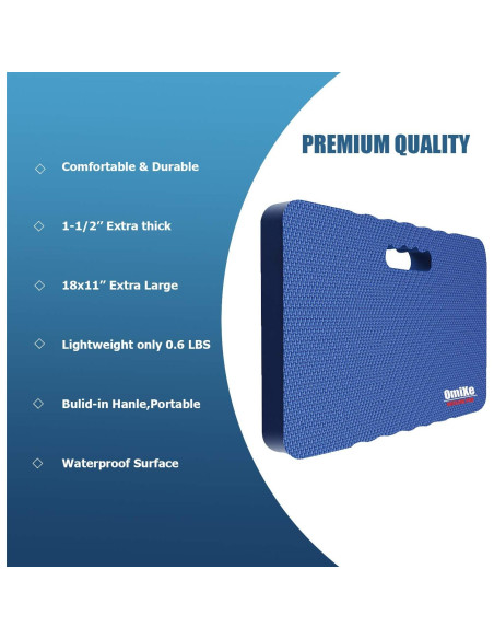Almohadilla de Rodillas Omixe Extra Grande Impermeable 45.72x27.94 cm