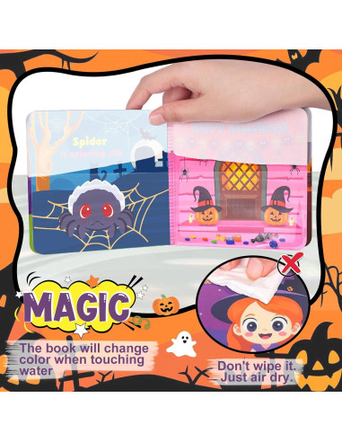 Juguetes de baño Halloween 7PCS - Brillan en la oscuridad