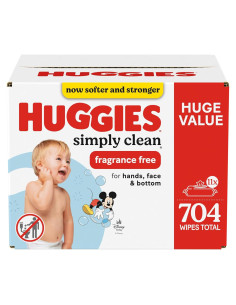 Toallitas Húmedas Huggies Simply Clean Sin Fragancia 704 Unidades