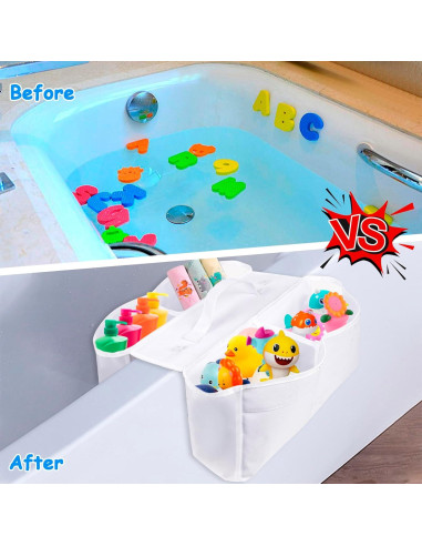 Organizador de Juguetes de Baño ChezMax - 4 Compartimentos