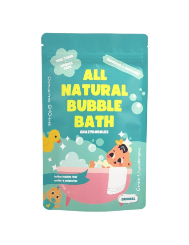 Baño de Burbujas Natural CrazyBubbles 199.5g Hipoalergénico